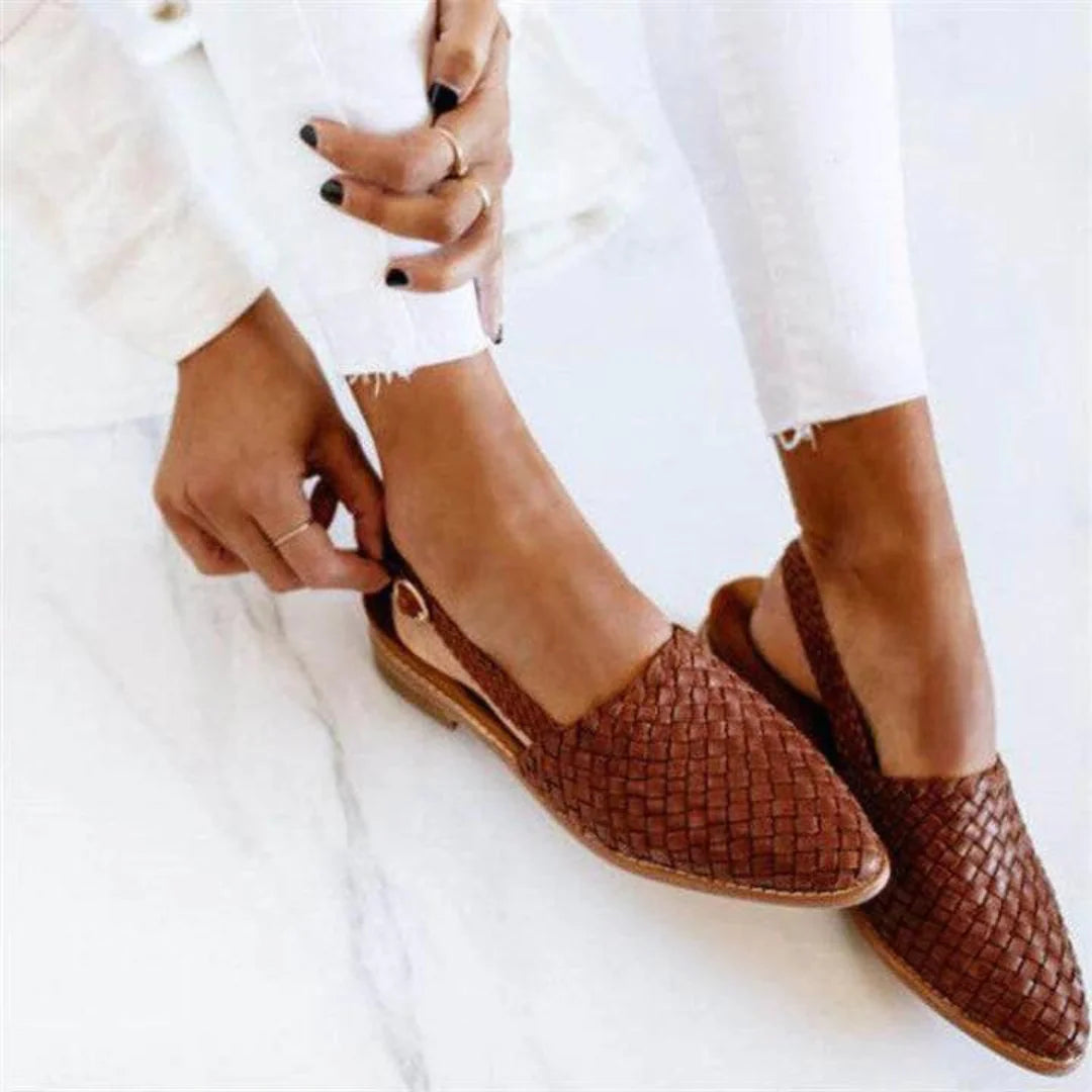 Ariel™ | Sandalias bajas artesanales