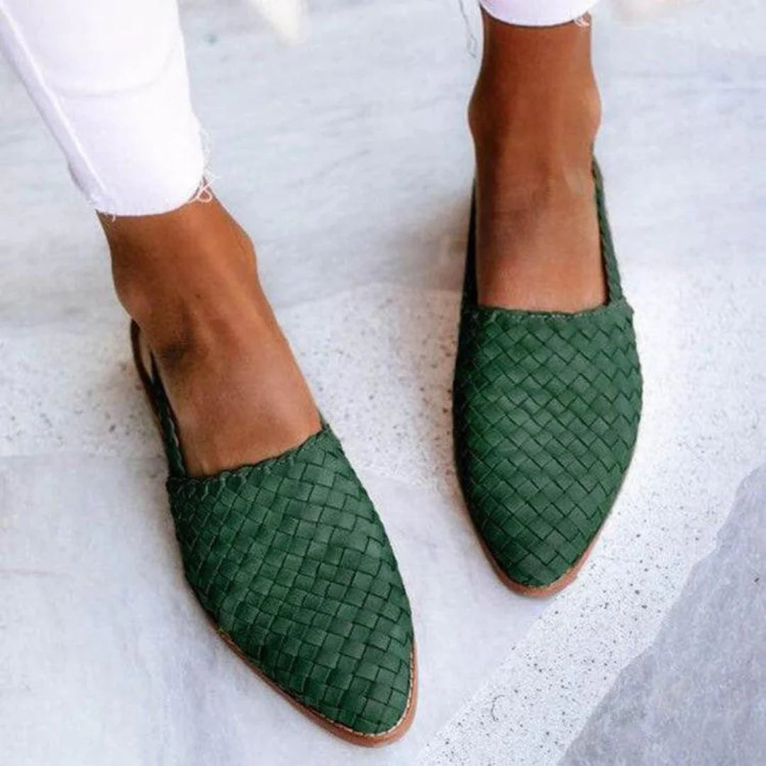 Ariel™ | Sandalias bajas artesanales