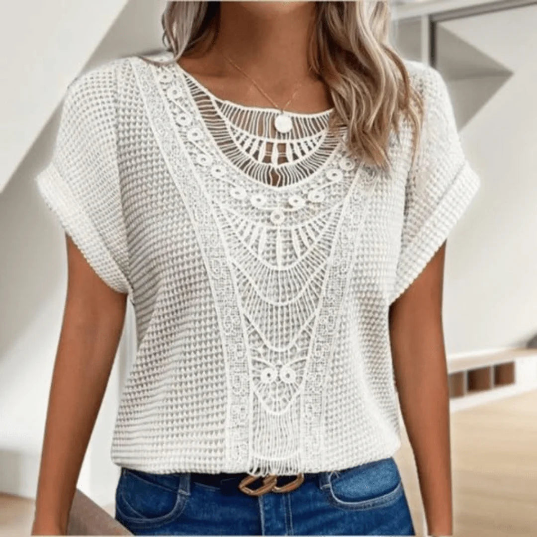 Victoria™ | Elegante blusa estilo ibicenco