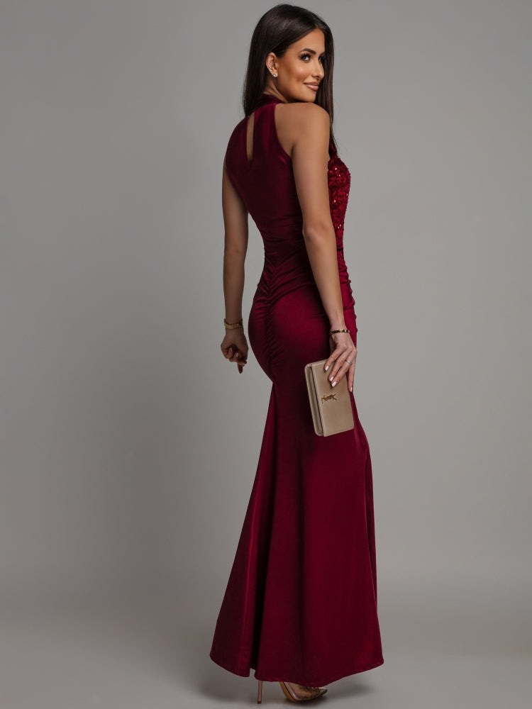 Alma - Vestido Miky de silueta sirena elegante