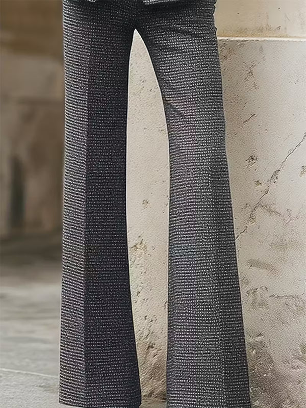 Lorena – Traje de dos piezas de tweed con estampado pata de gallo