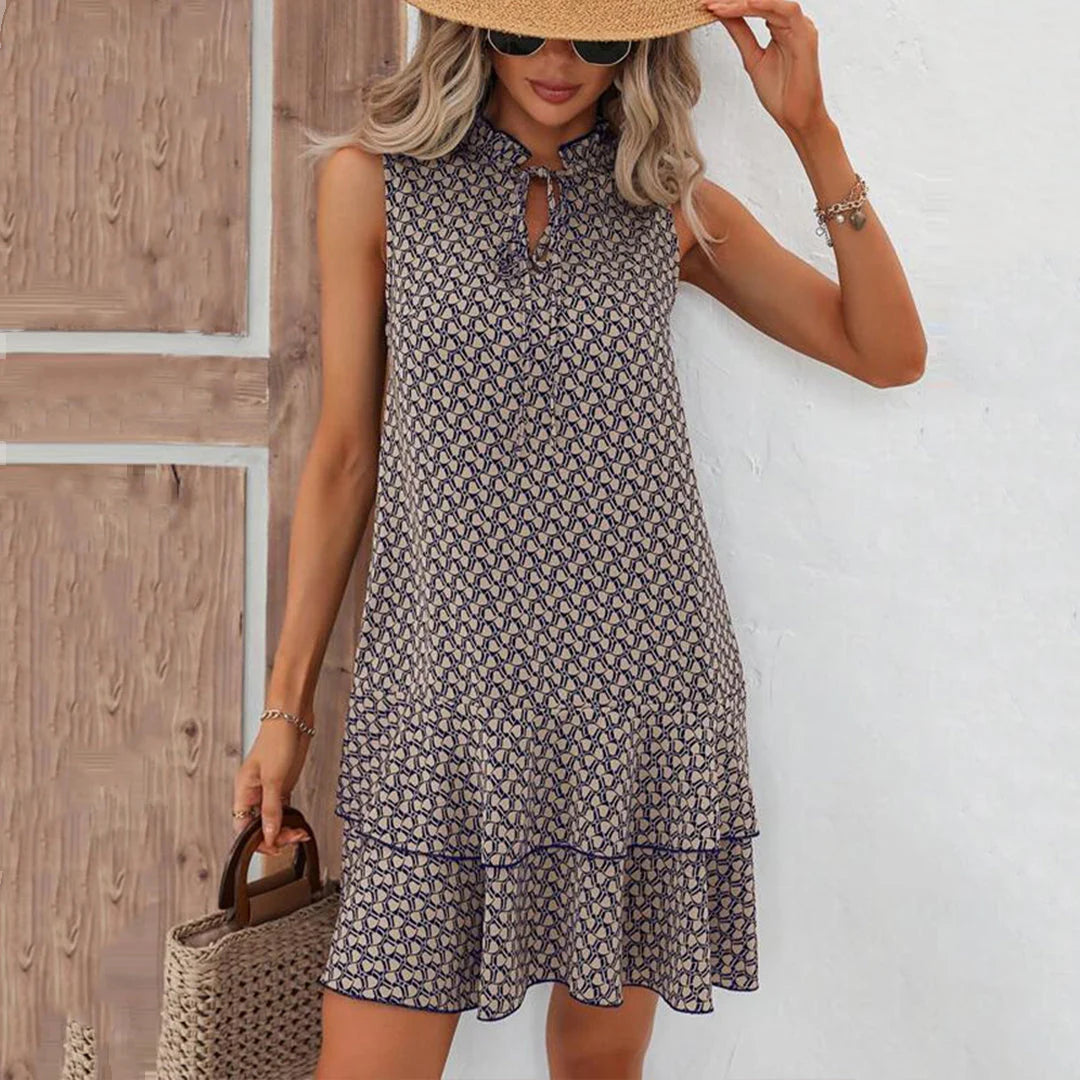 Linda™ Elegante vestido sin mangas con escote en pico