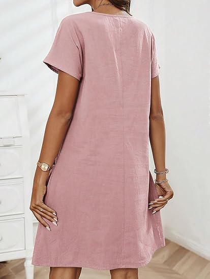 Carla™ – Vestido Fresco con Bolsillos y Estilo Atemporal