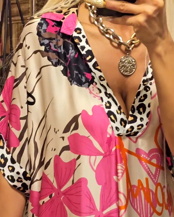 Sabrina - Vestido estampado bohemio y elegante