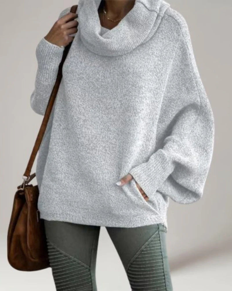 Bárbara - Jersey de cuello alto chic