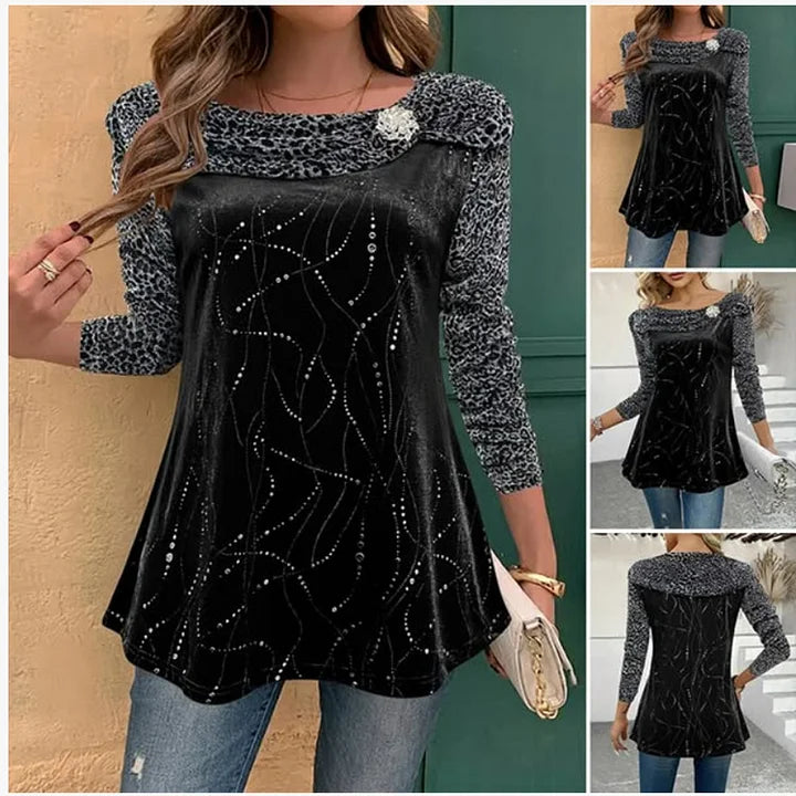 Linora - Blusa casual elegante con detalles refinados