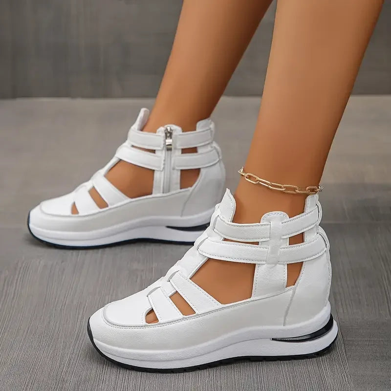 Siena™ | Sandalias con cremallera lateral con diseño moderno y soporte cómodo