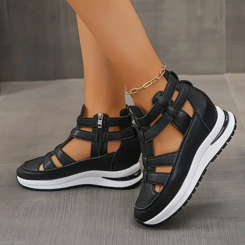 Siena™ | Sandalias con cremallera lateral con diseño moderno y soporte cómodo