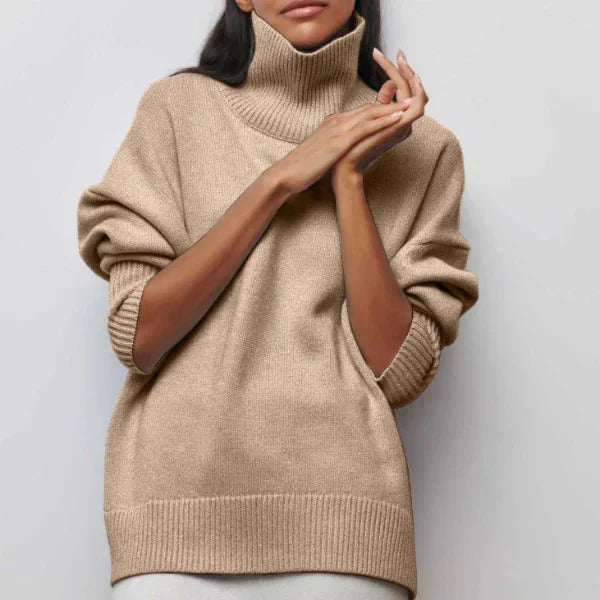 Aija - Jersey de cuello alto oversize