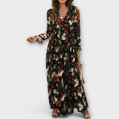 Alba- Vestido elegante con escote en V