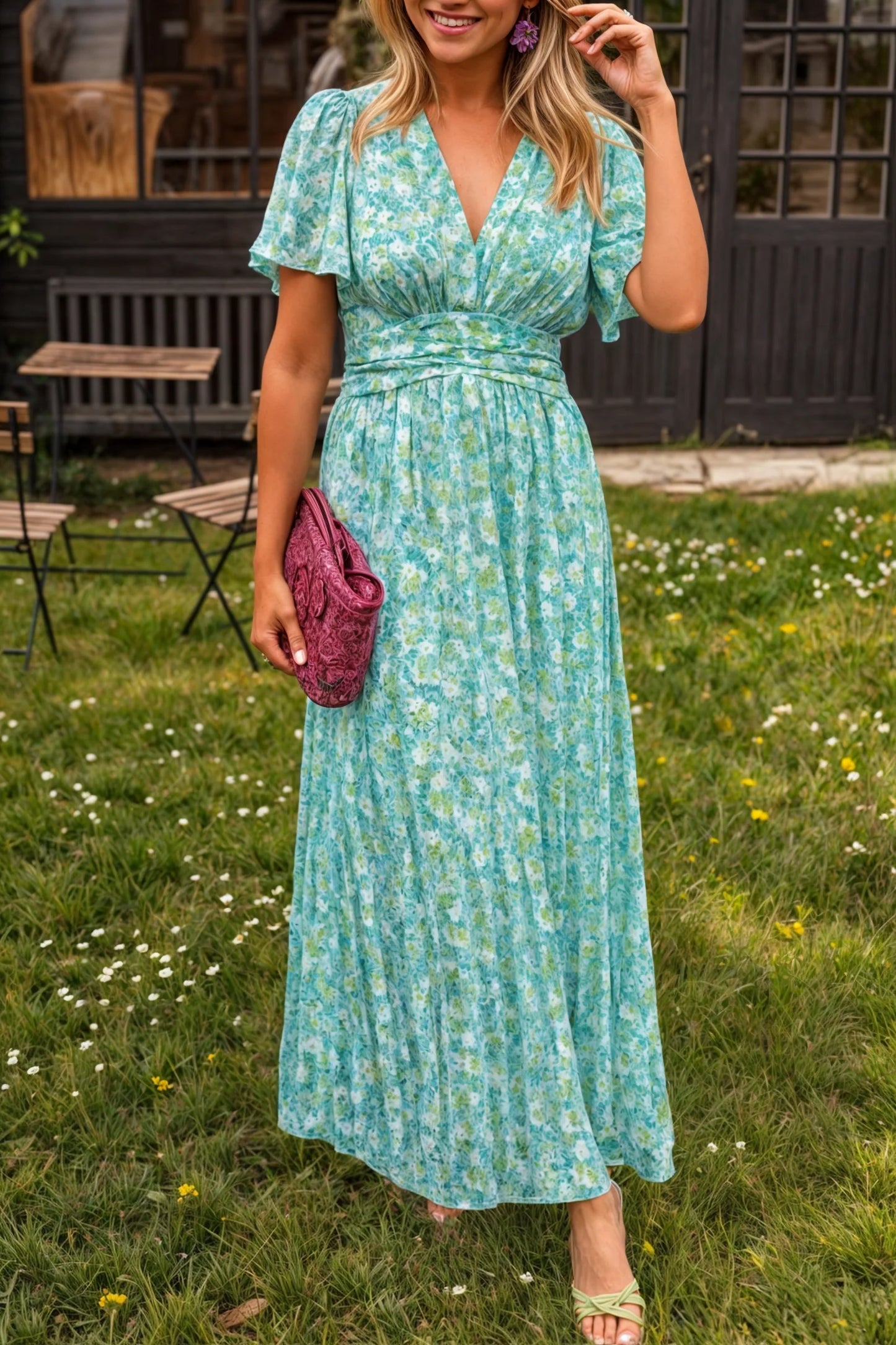 Isabel™ Vestido elegante con estampado floral