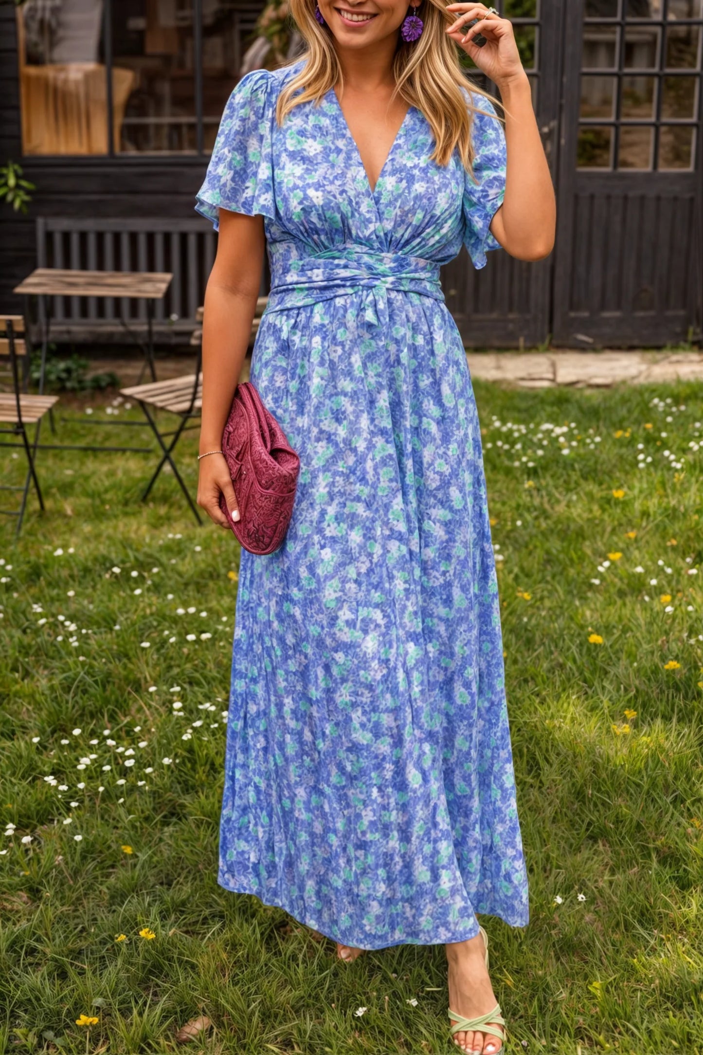Isabel™ Vestido elegante con estampado floral
