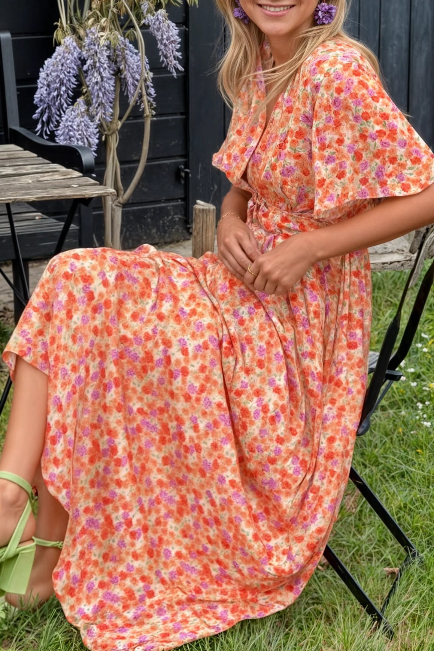 Isabel™ Vestido elegante con estampado floral