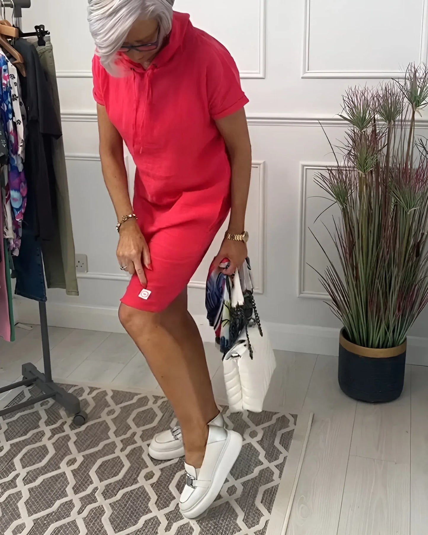 Patricia™ - Vestido casual con capucha y bolsillos