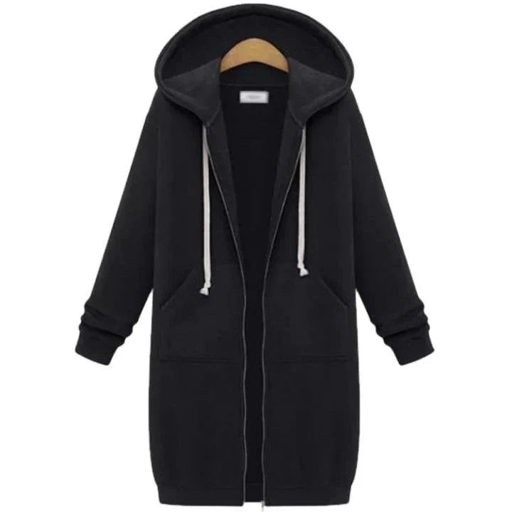 Olivia - Sudadera larga con capucha