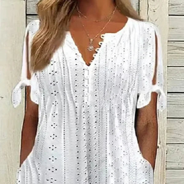 Abril™ | El vestido bordado que respira verano