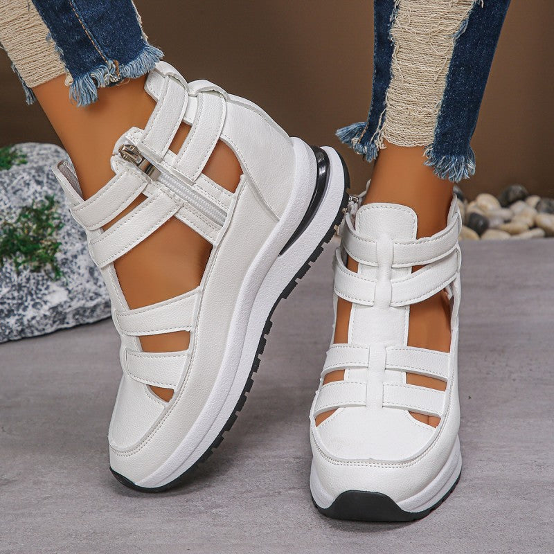 Siena™ | Sandalias con cremallera lateral con diseño moderno y soporte cómodo
