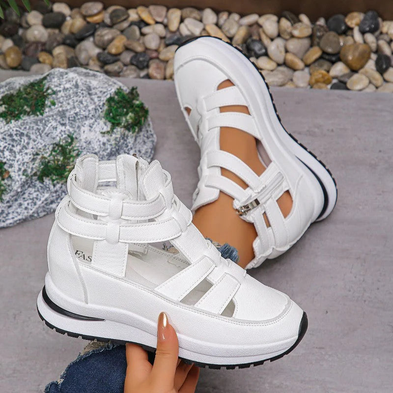 Siena™ | Sandalias con cremallera lateral con diseño moderno y soporte cómodo