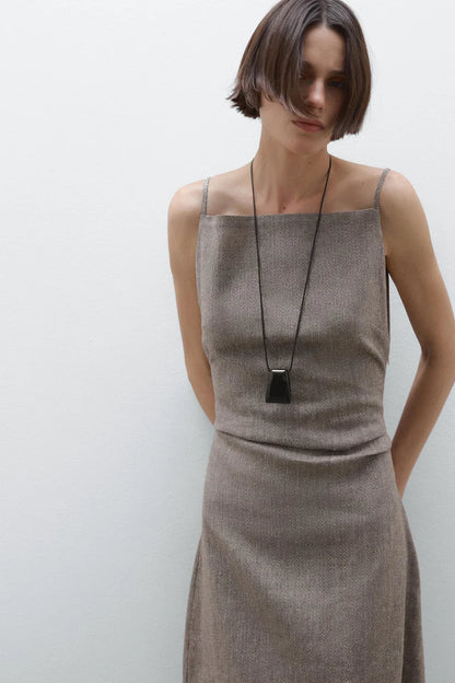 Priscila - Vestido largo fluido