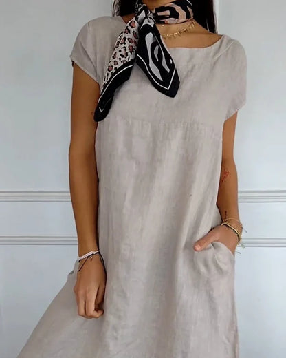 Isabel™ | Ligereza y elegancia en un vestido blanco para el verano