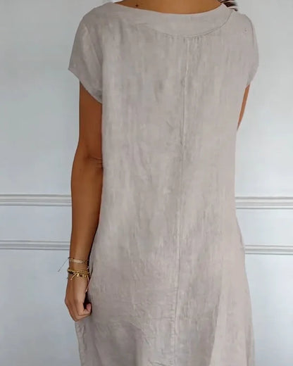 Isabel™ | Ligereza y elegancia en un vestido blanco para el verano