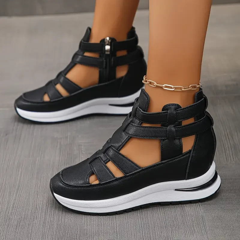Siena™ | Sandalias con cremallera lateral con diseño moderno y soporte cómodo