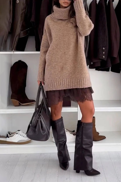 Celina – Conjunto de jersey y vestido