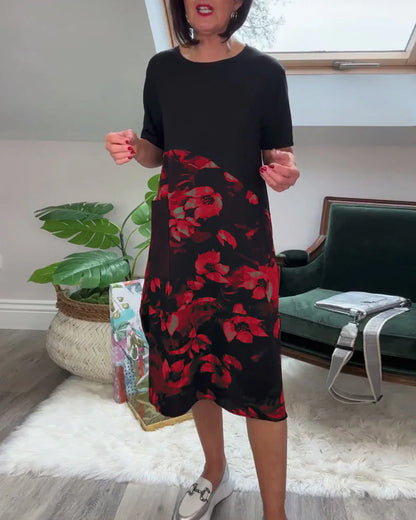 Iris - Elegante vestido floral informal