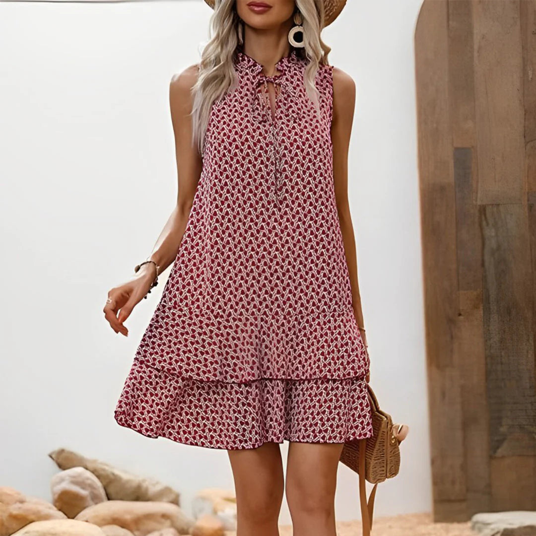 Linda™ Elegante vestido sin mangas con escote en pico