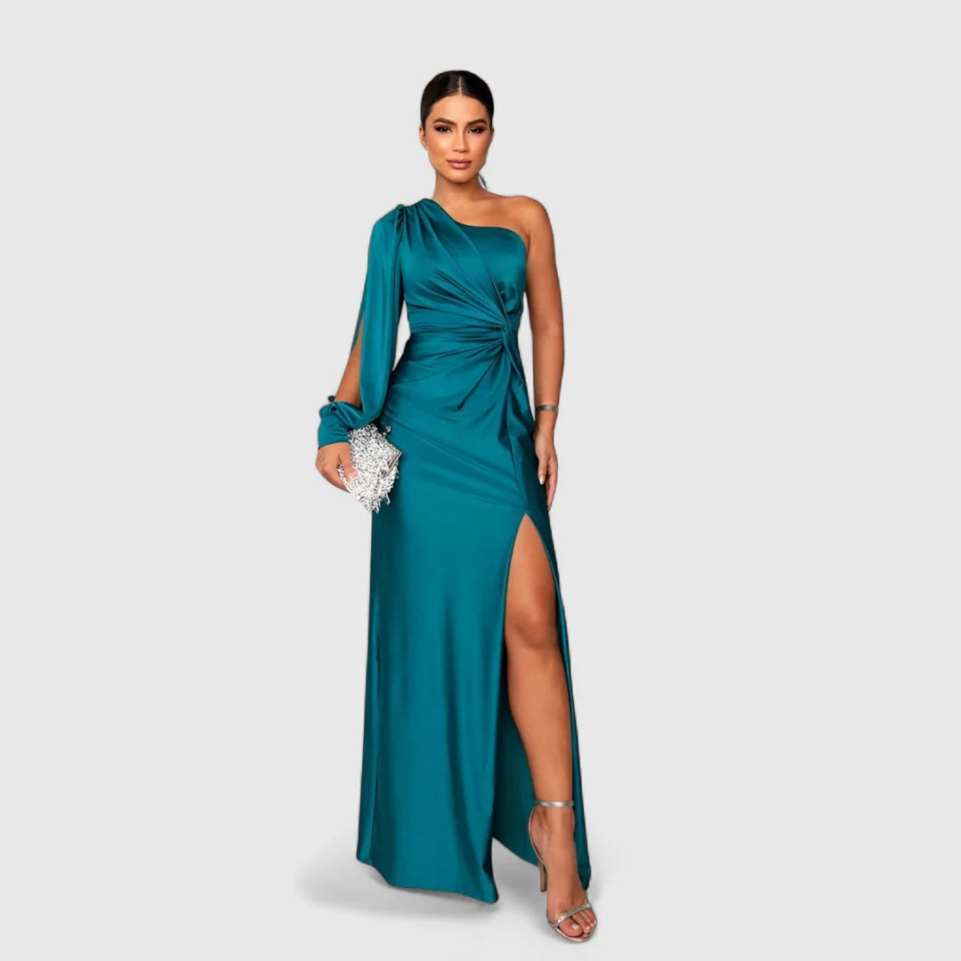 Eleonora - Vestido largo de satén con un brillo atemporal