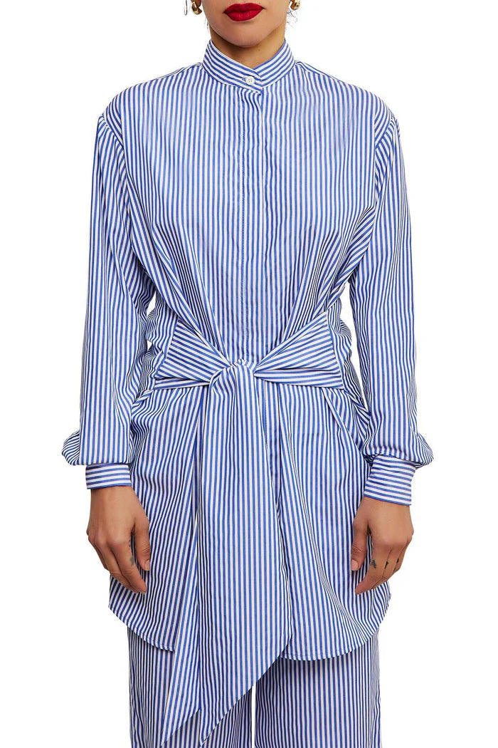 Roma - Conjunto de falda y blusa a rayas