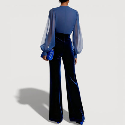 ZAIRA – Conjunto elegante de terciopelo