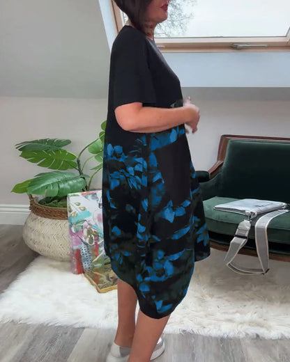 Iris - Elegante vestido floral informal
