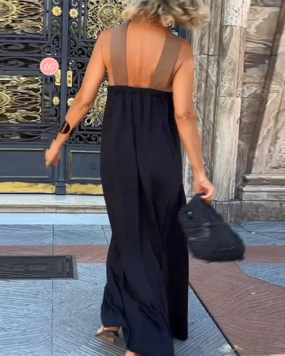SIENA | Elegante vestido sin espalda con cuello cruzado de moda