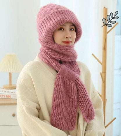 Faina - Conjunto de gorro y bufanda a juego
