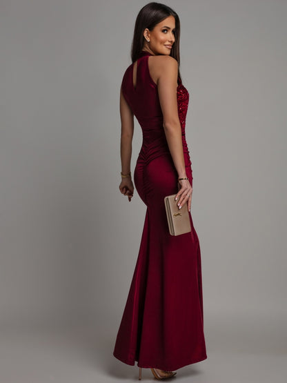 Alma - Vestido Miky de silueta sirena elegante