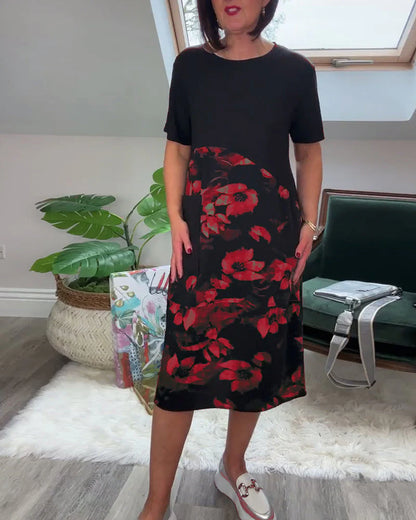 Iris - Elegante vestido floral informal