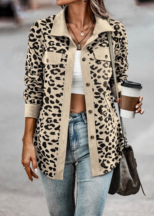 Ángela / Chaqueta estampada animal print