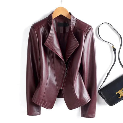 Clara - Chaqueta motera con diseño estructurado