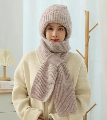Faina - Conjunto de gorro y bufanda a juego
