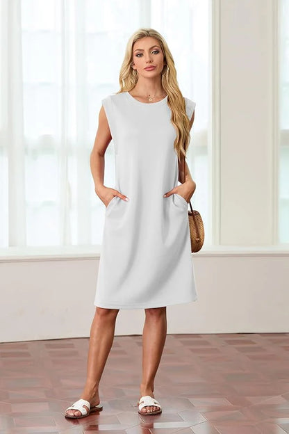 Celia™ Vestido midi elástico antiarrugas