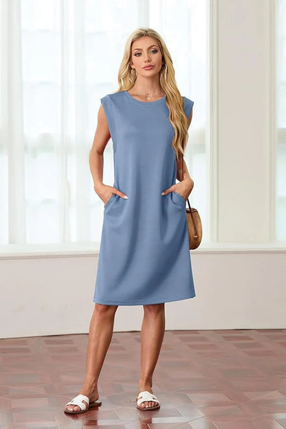 Celia™ Vestido midi elástico antiarrugas