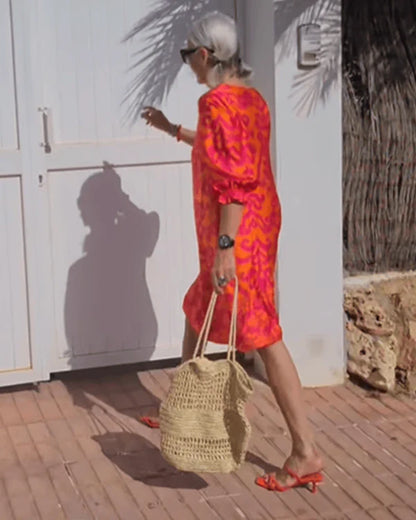 Dalia -  Elegante vestido floral