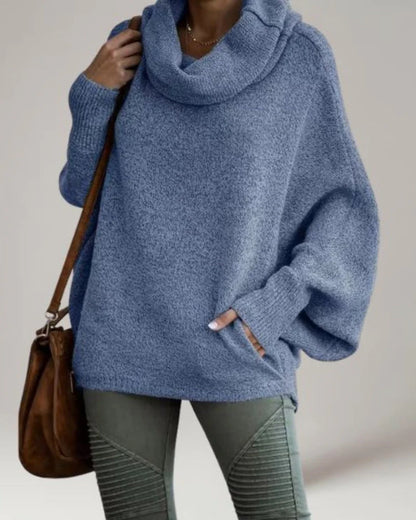 Bárbara - Jersey de cuello alto chic