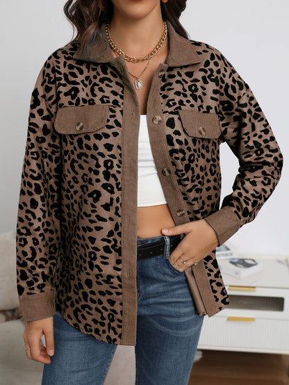 Ángela / Chaqueta estampada animal print