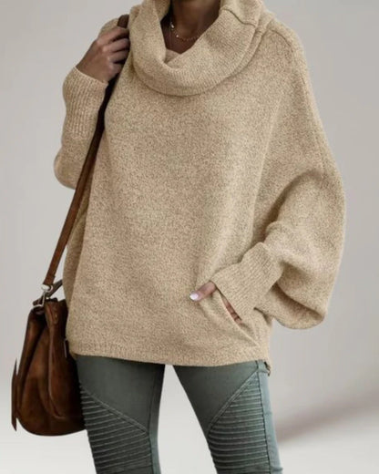 Bárbara - Jersey de cuello alto chic