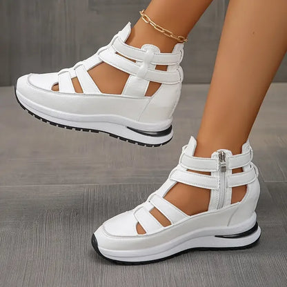 Siena™ | Sandalias con cremallera lateral con diseño moderno y soporte cómodo