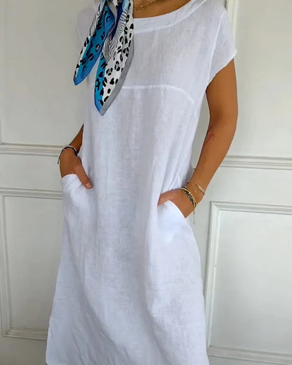 Isabel™ | Ligereza y elegancia en un vestido blanco para el verano