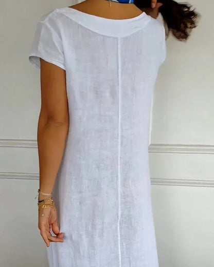 Isabel™ | Ligereza y elegancia en un vestido blanco para el verano
