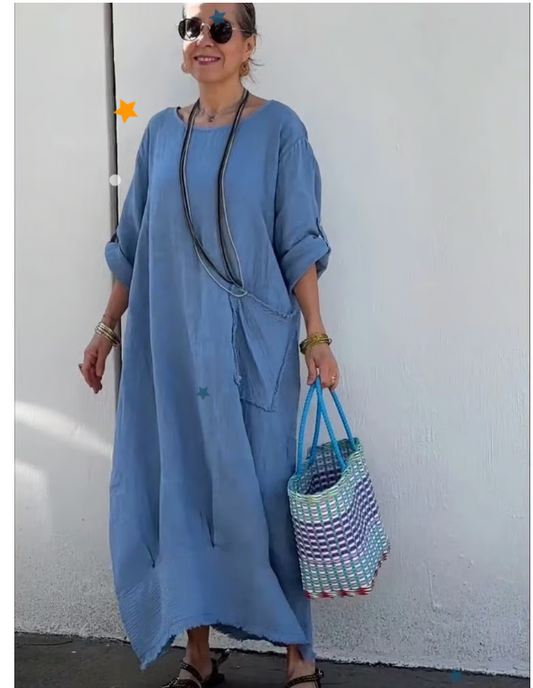 Celia™ Vestido largo de estilo bohemio y relajado